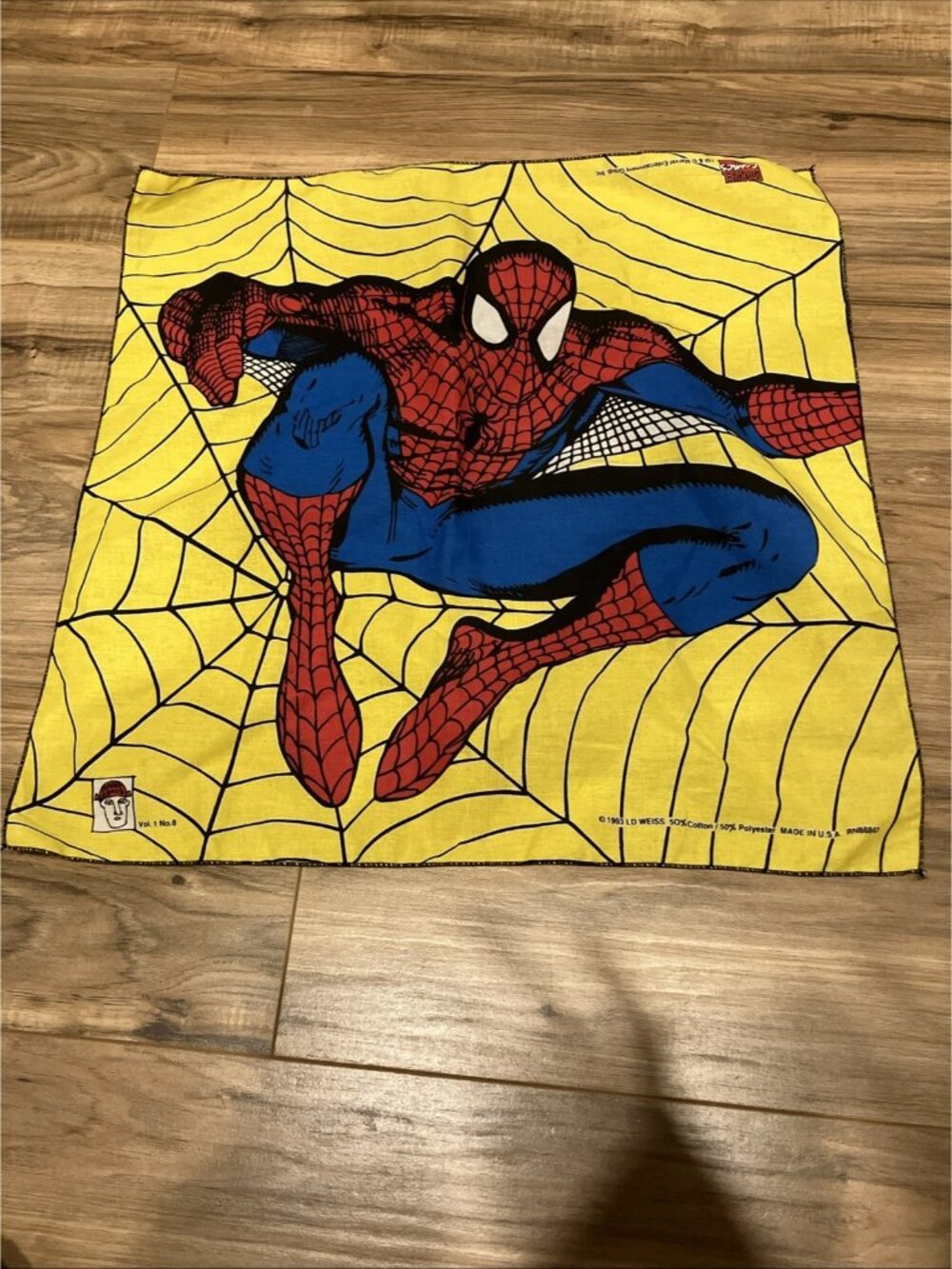 Vintage Bandaroos 1993 Marvel Spider-Man Bandana